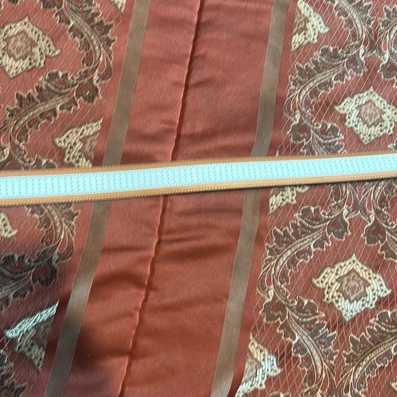 Mens Preowned belt white/brown - Picture 6 of 7